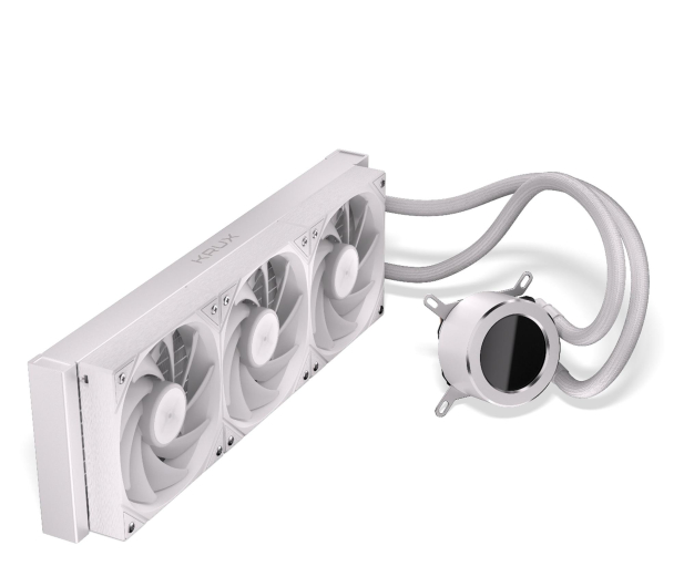 KRUX HydroGlance 360 ARGB LCD White 3x120mm KRXE005 - 1362094 - zdjęcie 6